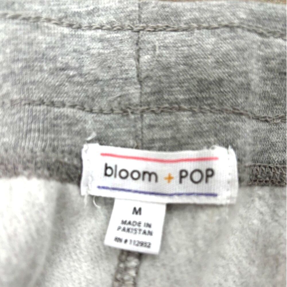 Bloom & Pop Gray Black Star Print Sweatpants Joggers NWT M - Picture 3 of 5